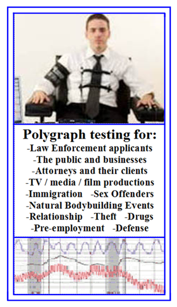 A Los Angeles polygraph test today
